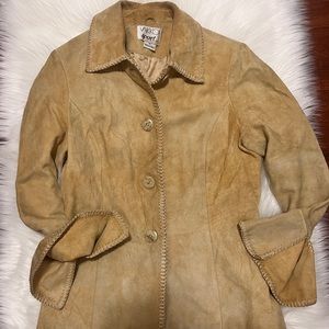 Sold❤️Jaket, vakko, m size , real suede fabric